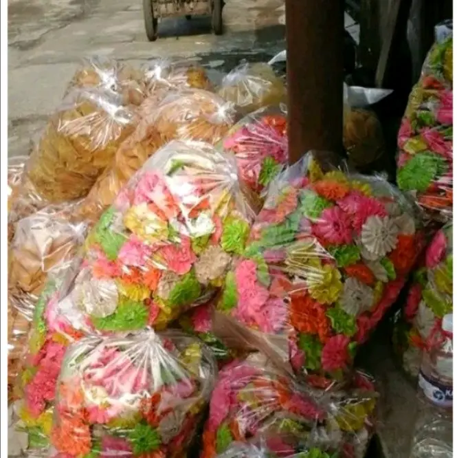 Kerupuk Dapros Kembang Bunga Rose Cemilan 0