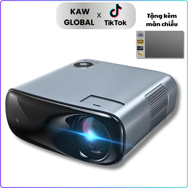 Máy Chiếu 4K Androi KAW XMAX10 Chiếu Siêu Nét, Xem Phim Giải Trí, Dạy Học, Văn Phòng, Bóng Đá Đa Năng Projector Bluetooth mini
