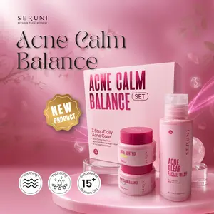[NEW PRODUCT] Seruni - Acne Calm Balance Set - Paket Ekonomis - Isi 3 Item - Facial Wash, Day Cream & Night Cream