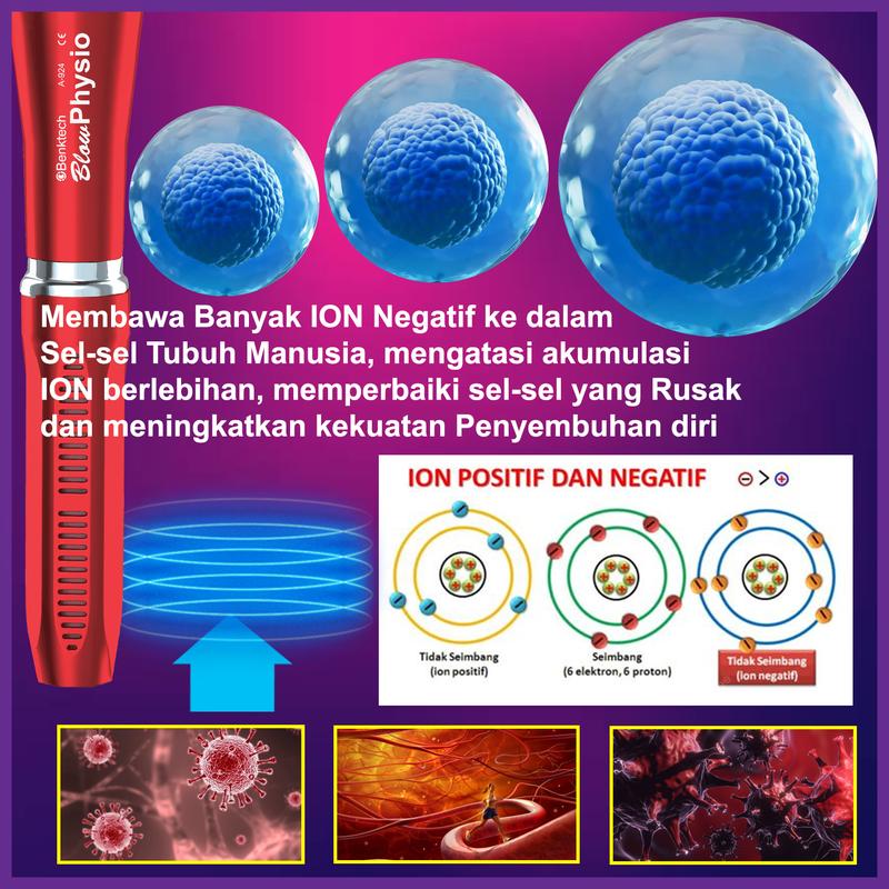 BLOWPHYSIO | Alat Terapi Kesehatan, Terapi Sel Tubuh, Terapi ION Negatif, Terapi Energy Tubuh | Melancarkan Darah 3