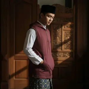 rompi sholat hodie dewasa terbaru/rosal baju koko/rosal Pria