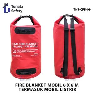 Car Fire Blanket / Selimut Api Tonata 6 x 8 m / Soft Case