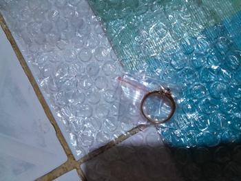 Product Review of Cincin Wanita Model Mata Oval Warna Biru Hijau Elegan Aksesoris Perhiasan Rings Elegan Dewasa Hadiah from e** n**z 1** 0