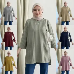 [PAKET 5PCS] Atasan Wanita Oversize Knite Hornet Premium Lengan 7/8 Size Jumbo LD 120 | Atasan Wanita Polos Terlaris