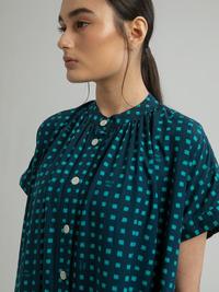 Gambar Daster Wanita Katun Ecovero | SARE studio Sleepwear OBI Loose Dress in Tosca Dadu - XL dari SARE Studio_NEW Kota Administrasi Jakarta Selatan 4 Tokopedia