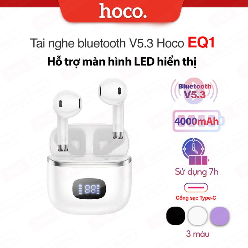 Tai nghe không dây V5.3 Hoco EQ1 - Pin lâu Chống ồn Âm thanh chất lượng cao giá rẻ siêu bền