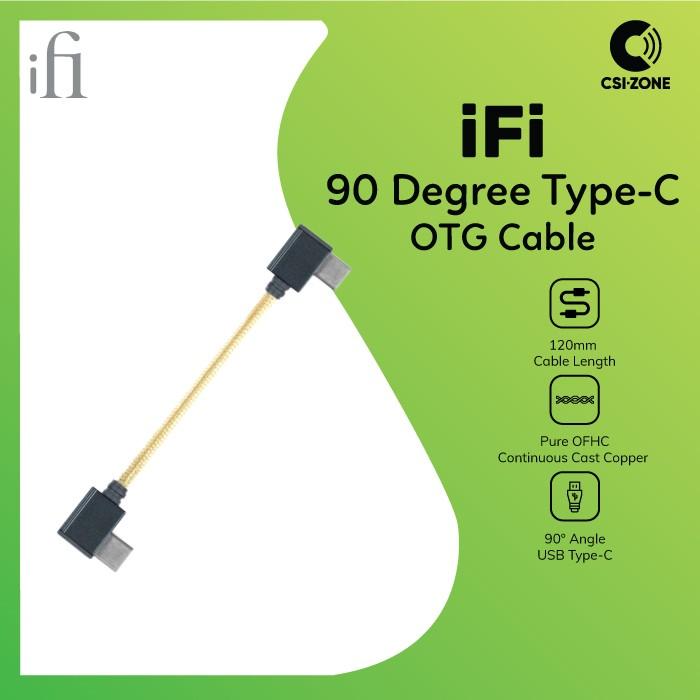 Gambar iFi 90 Degree Type-C OTG Cable / Kabel OTG Tipe C dari CSI-ZONE Kota Tangerang Selatan Tokopedia