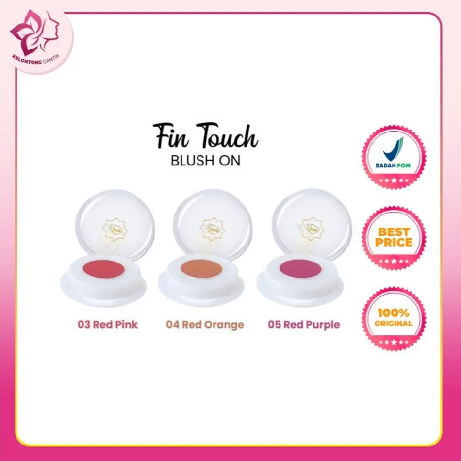 Viva Fin Touch (BLUSH ON) Finishing Touch - 2 gr (tersedia 3 varian warna) Wajah Cosmetic