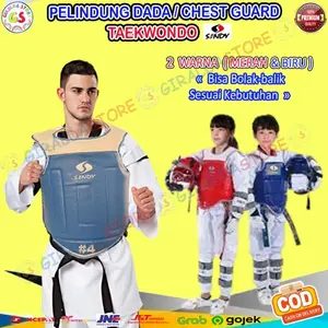 Bodi Protektor Hogu Bodi Protektor Hogu Pelindung Dada Perut Tekwondo Anak