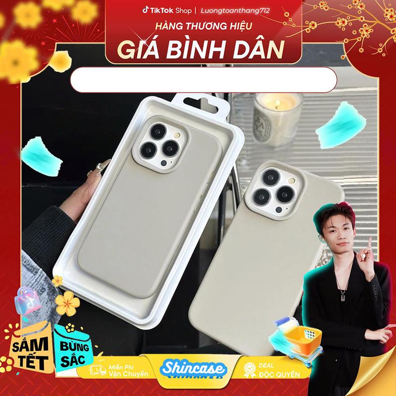   DEAL TẶNG  Ốp Lưng iPhone Chống Bẩn Lót Nhung Chống Sốc Cao Cấp Bảo Vệ Camera cho iP 6 6s 7 8 Plus X XS XR 11 12 13 14 15 16 17Pro Max Mini 