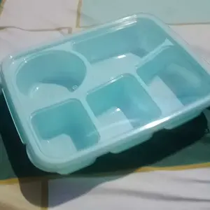 Tempat Makan Lunch Box 5 Sekat Hana Bygy Kotak Bekel 830 Ml Kitchenware Plastik Souvenir
