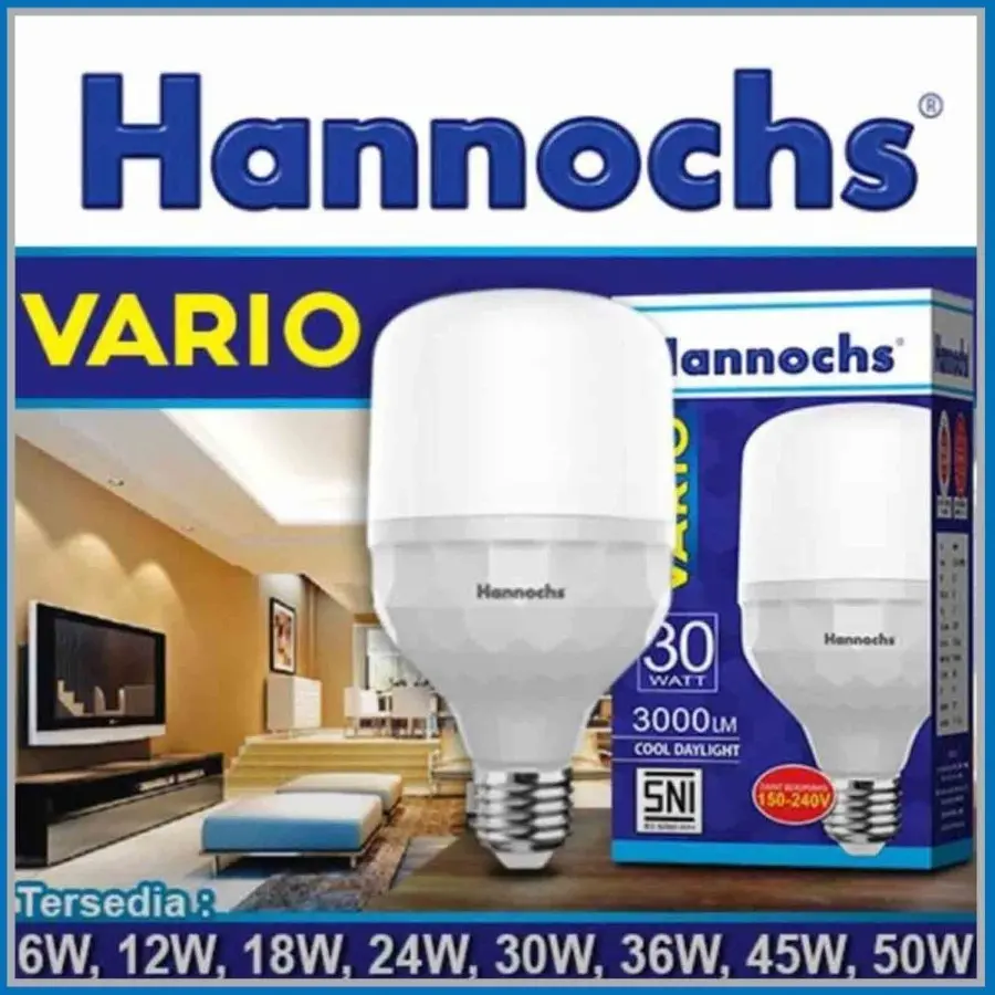 Lampu LED Capsule Hannochs Vario 6 Watt Cahaya Putih / Lampu Bohlam
