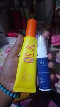 Product Review of MORLAB - PAKET COMBO BRIGHT ( 1 PCS MORLAB V10 VITMANIN TONE UP CREAM + 1 PCS NOURISHING BRIGHT GLOW MIST ) BPOM from I** ** ** 1
