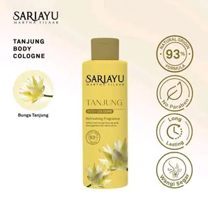 SARIAYU Tanjung Body Cologne 150ml - Wangi Bunga Tanjung dan Melati - Pewangi Tubuh Aroma Segar dan Lembut