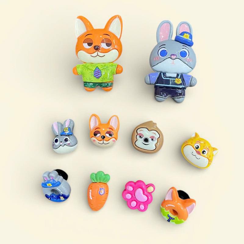  Bộ charm sticker baby Bọt biển mèo kitty dễ thương gắn dép cross giày sục có chân dễ gẮn dễ vệ sinh 