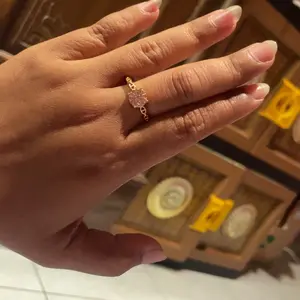 cincin perhiasan emas wanita dewasa model terbaru unik dan elegan/Titanium/anti karat dan luntur