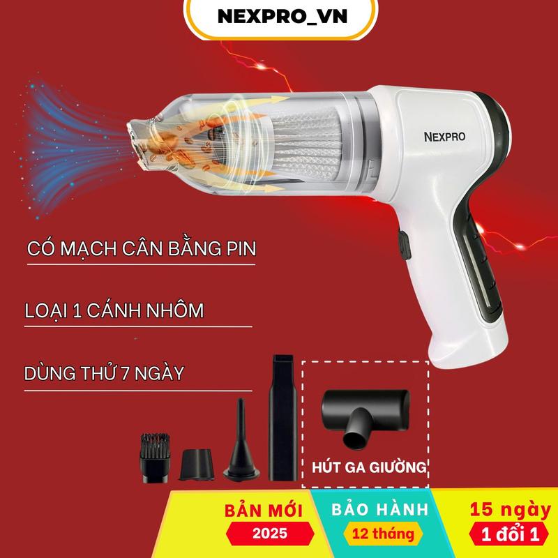 Máy Hút Bụi Cầm Tay Không Dây Nhật Bản Đầu Hút, Giường Nệm, Lông Chó Mèo, Máy Hút Bụi Làm Sạch Ô Tô