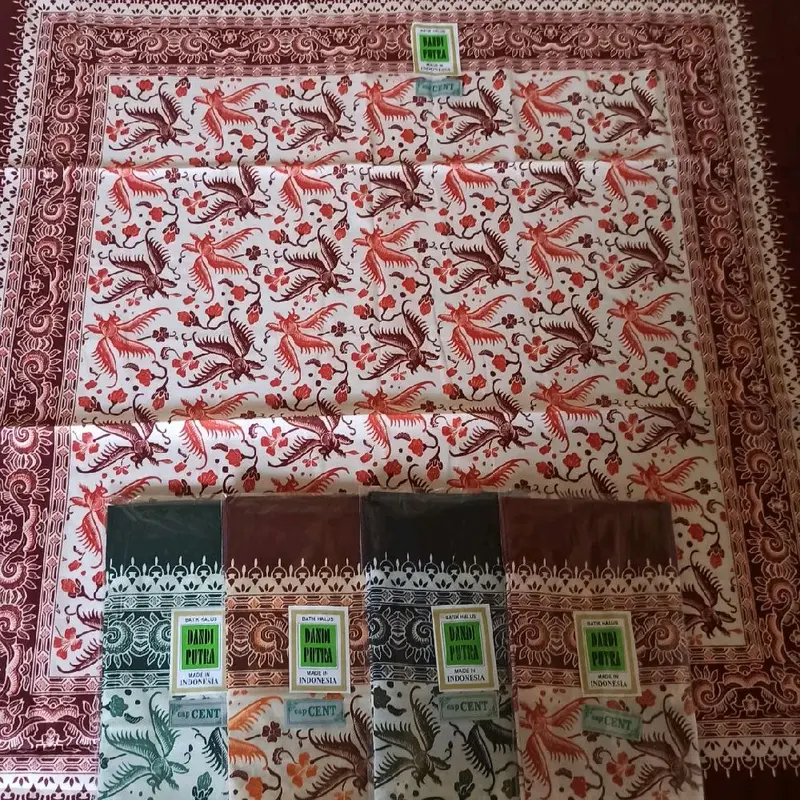 Paket Murah 5 pcs Taplak Batik Taplak Meja Warna Campur untuk Tamu dan Kantor 3