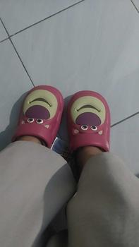 Product Review of Sandal Lotso Beruang Stroberi Sandal Kartun Lucu Shoes Sendal Wanita Karet Cewek Cowok from n**🦖 0