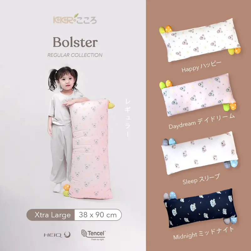 KOKORO STORY Bolster / Guling Ukuran XL | Guling Tidur Peluk Untuk Dewasa Ibu Hamil Lembut Tencel 0