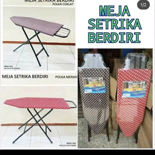 Meja Setrika Berdiri / Alas Setrika Berdiri Lipat 2