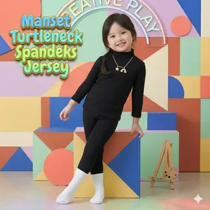 Manset Anak Turtle Neck Spandek Jersey Grade A