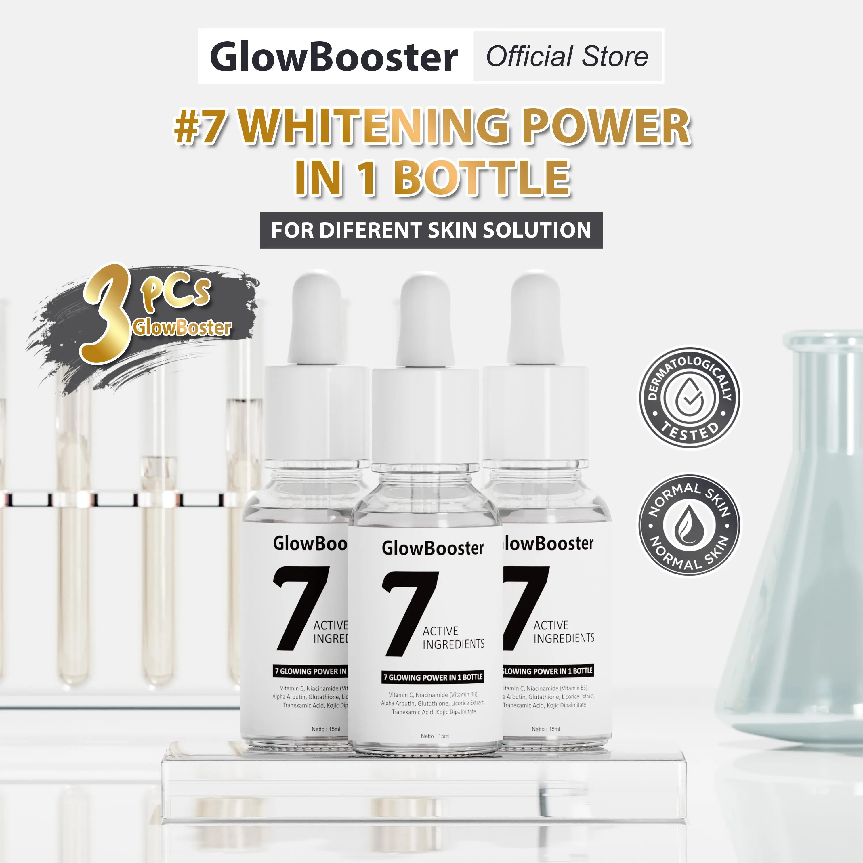 Glowbooster 3 pcs