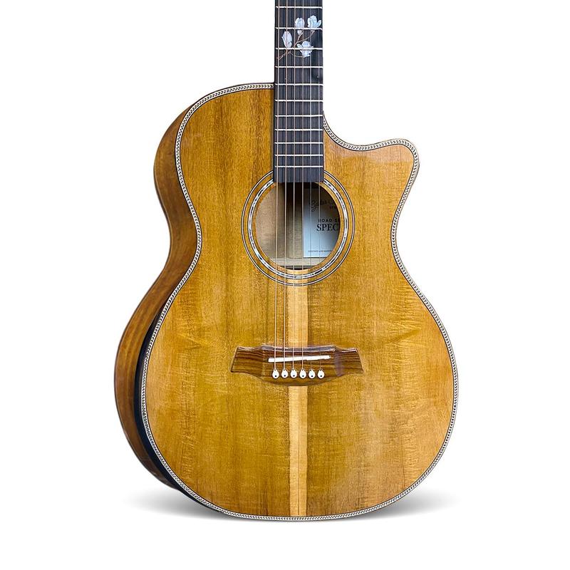 Sài Thành Guitar Đàn Guitar Acoustic Full KOA ST-X8 Custom ST Real Gỗ Xịn Bọc Xà Cừ Âm Thanh Vang Hợp Tiêu Chuẩn Nhạc Hơi