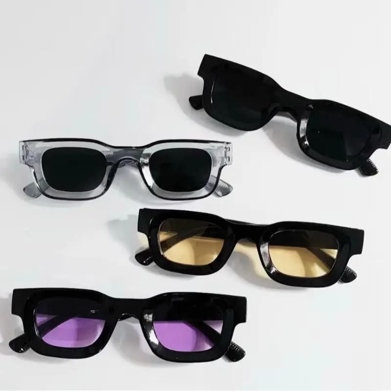 Kacamata Hitam Uv400 Gaya Retro  Warna Permen Vintage Untuk Wanita/ Pria Eyewear Sunglasses 3
