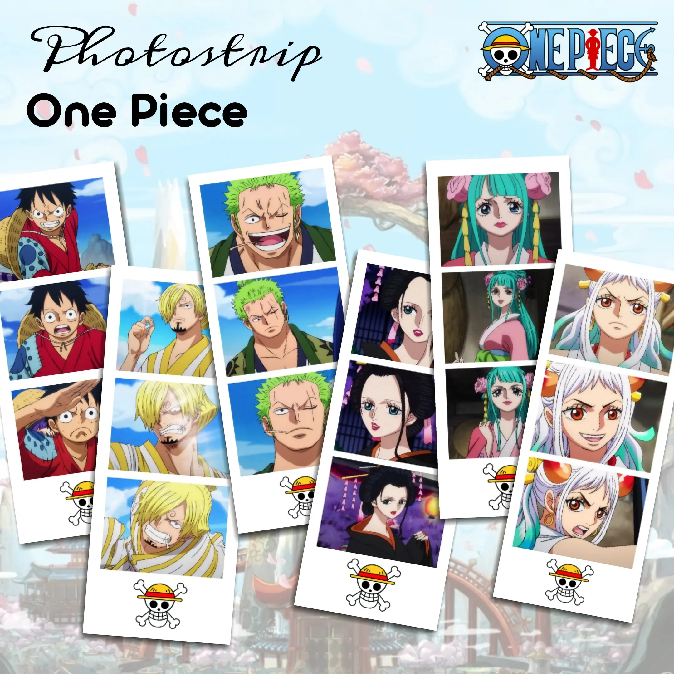 Photostrip Anime One Piece Photobox One Piece