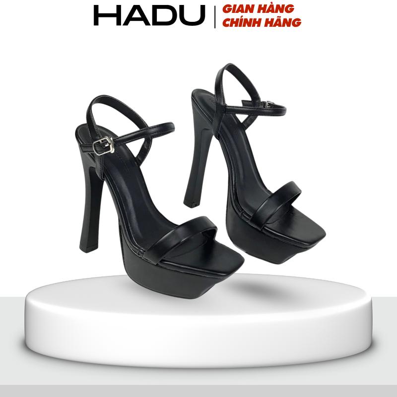 Giày Sandal Cao Gót 12P HADU G128 Đúp Trước 4P Siêu Nhẹ và Chắc chắc Bảo Hành 12T Nữ DéP Shoes giày  cao 10 phân nhọn