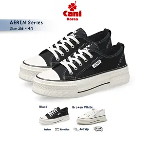 【 SPECIAL OFFER】CANIKOREA Aerin Sepatu Sekolah Kasual Wanita Canvas Hitam Bertali Fashion Korea Casual Sepatu Aestetic Shoes - Sepatu Study Tour K9178 【 SPECIAL OFFER】CANIKOREA Aerin Sepatu Sekolah Kasual Wanita Canvas Hitam Bertali Fashion Korea Casual Sepatu Aestetic Shoes - Sepatu Study Tour K9178
