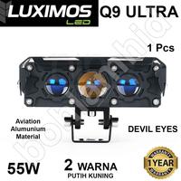 Gambar C - LED Tembak LUXIMOS Q9 ULTRA Lampu Sorot Projektor Laser 55W 2 Warna + Devil Eyes Garansi 1thn - 1 pcs Q9 ULTRA Red 55W / Lampu dari bohlamhid Kota Tangerang 4 Tokopedia