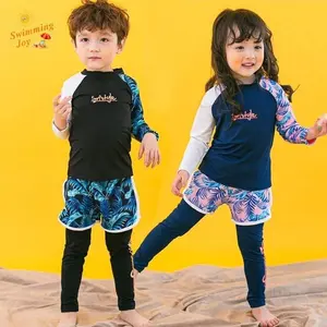 Baju Renang Anak Laki-laki Perempuan Set 3 pcs Toddler Lengan Panjang
