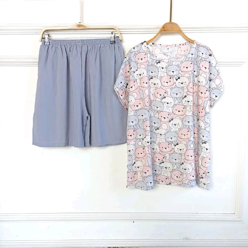 ONE SET GEMOY/SET CELANA PENDEK/SET RAYON/BAJU RUMAHAN Setelan 5