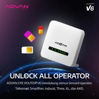 Promo ADVAN CPE ROUTER V6 CAT6 Dual Band 2.4Ghz 5Ghz 4G LTE 300 MBPS ...