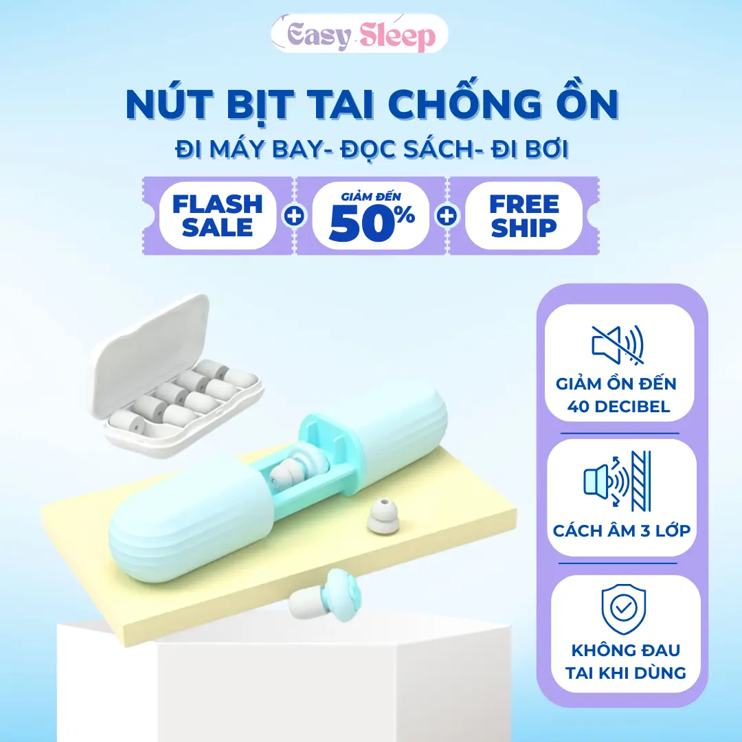Nút bịt tai chống ồn iMeBoBo siêu cách âm với công nghệ IDEA Foam