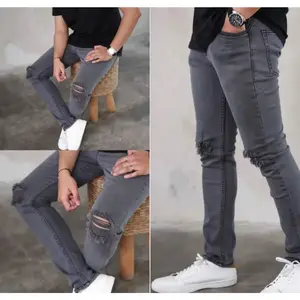 COD // CELANA JEANS PRIA SOBEK LUTUT / CELANA PRIA DISTRO / JEANS SOBEK TERBARU