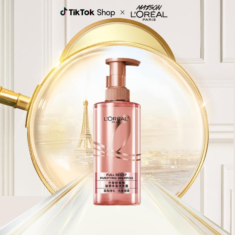  Dầu Gội Ngăn Ngừa & Giảm gãy Rụng Tóc Giúp Tóc Chắc Khỏe  L’Oreal Paris Elseve Full Resist Anti Hair Fall Shampoo 440Ml 