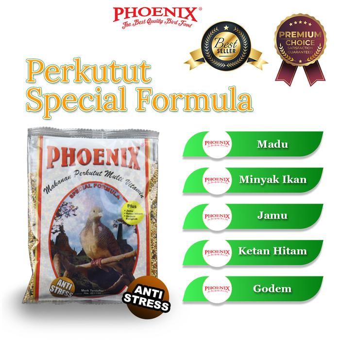 Gambar Pakan Perkutut Special Formula Plus Phoenix BURUNG MILLET KETAN HITAM dari Phoenix Petfood Indonesia Kab. Bogor Tokopedia
