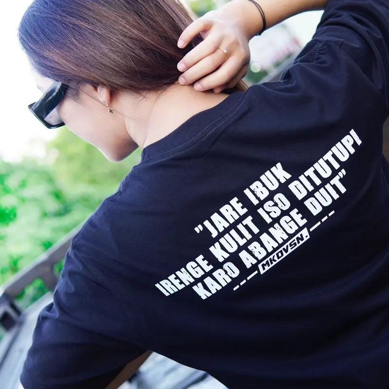 Kaos Pasukan Anti Libur Vol 4 Kaos Kata Kata Unisex Cotton Combed 24s Sablon DTF Size S sd XXXL by Markaskaos.id 5