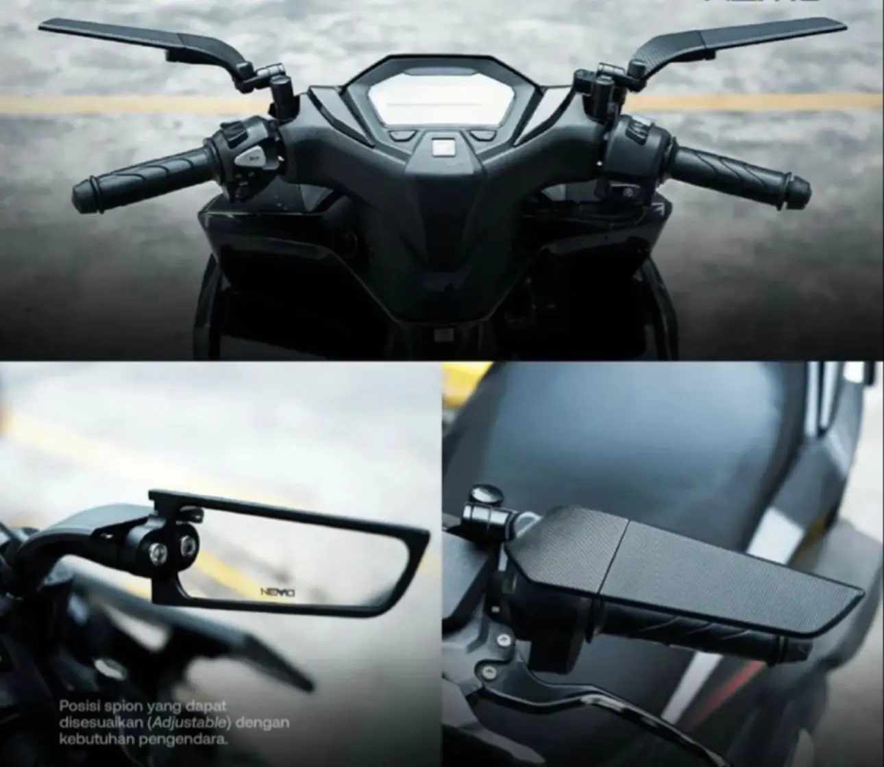 Spion Winglet Model Rizoma Vario Pcx Beat Nmax Mio / Spion Winglet Viral Universal