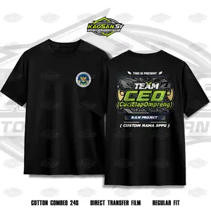 Kaos CEO Cuci Elap Ompreng Bisa Custom Nama SPPG Tshirt Sablon Satuan Cotton Combed 24s Direct Transfer Film