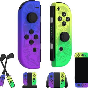 Nuevo control de juego Joycon para Switch, joystick inalámbrico compatible con Bluetooth con función Trubo, accesorio para consola de videojuegos