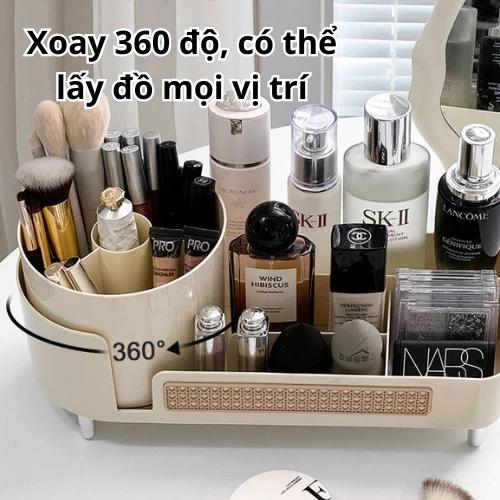 Hộp Đựng Mỹ Phẩm, UFORU, Để Bàn Cao Cấp, Dung Tích Lớn, Hộp Đựng Bút Xoay, Thích Hợp Cho Bàn Trang Điểm, Lưu Trữ Chăm Sóc Da 6