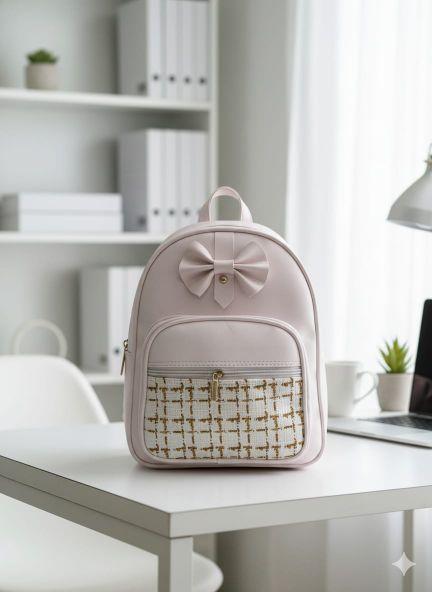 tas ransel pita wanita serbaguna tas gendong bahan sintetis dan kanvas