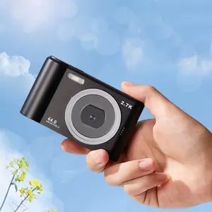 48MP Kamera Digital Portabel Kecil Layar IPS 2.7K Zoom 8X Kamera Mini Deteksi Wajah untuk Siswa