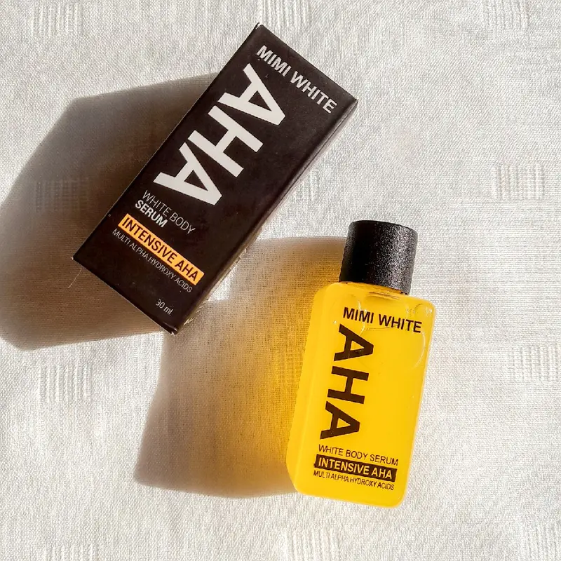 BPOM ORIGINAL AHA Mimi White Body Booster Bright Serum / Body Serum / Serum Badan / Serum Pemutih / Serum badan [MIMI WHITE] Kering Stretchmark 4