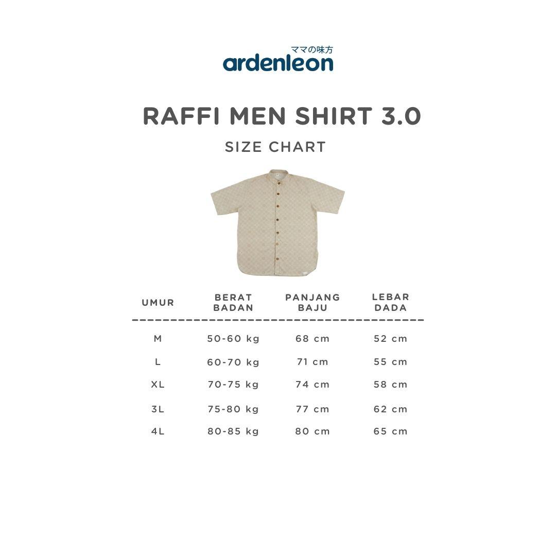 ARDENLEON Atasan Pria Raya Raffi Men Shirt All