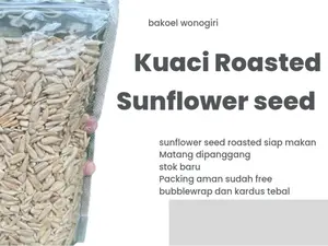 Kuaci panggang 1 kg Sunflower seed roasted siap makan Food Makanan